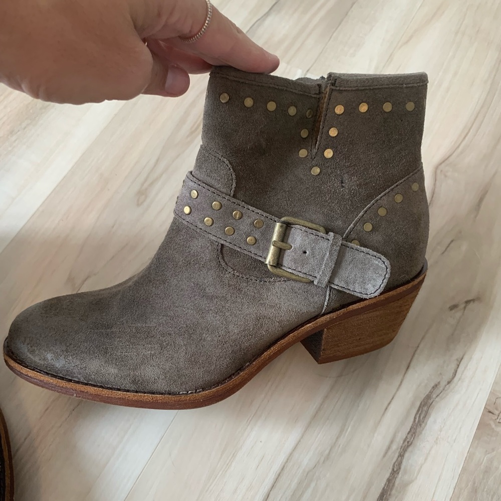 Suede booties
